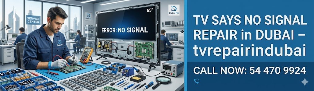 TV says No Signal Repair in Dubai